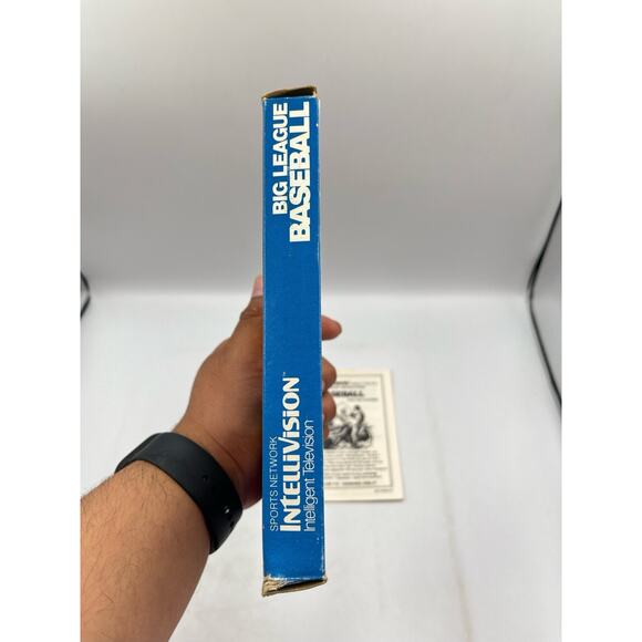 Big League Baseball (Intellivision, 1980) Complete In Box - Picture 2 of 9